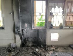 Bidlabfor Polda Papua Periksa TKP Kebakaran di RSUD Ramela Muara Tami