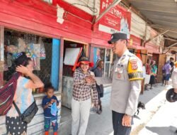 Polres Tolikara Laksanakan Sambang dan Berikan Himbauan Kamtibmas di Kota Karubaga