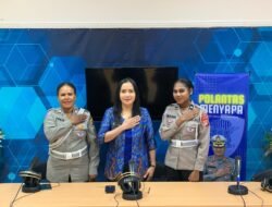 Ditlantas Polda Papua Gelar Patroli Udara dalam Program “Polantas Menyapa”