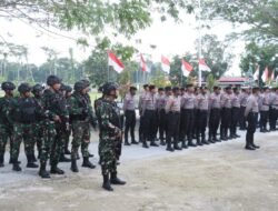 Polres Keerom Laksanakan Apel Kesiapsiagaan Jelang Kalender Kamtibmas