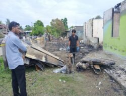 Polres Sarmi Selidiki Penyebab Kebakaran Lima Bangunan di Kampung Sarmo