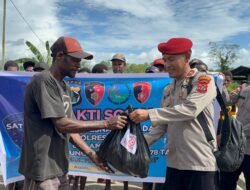 Bakti Sosial Polres Asmat Dalam Rangka Hari Jadi Reserse Ke-78 Tahun