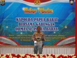 Kapolda Papua Barat Tatap Muka Bersama Gabungan Ormas Se-Papua Barat, Perkuat Sinergitas Jaga Kamtibmas