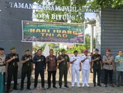 Ziarah Rombongan, Dandim 1310/Bitung, Tegaskan Ikrar Bakti Di Hari Juang TNI AD Ke-80