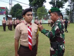Perkuat Kebangsaan Generasi Muda, Kodim 1310/Bitung Gelar Persami KKRI
