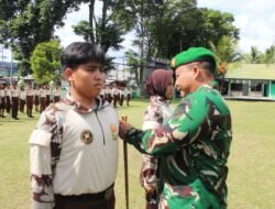 Bentuk Disiplin & Mental Petarung, Para Kadet KKRI Ditempa di Kodim 1310/Bitung