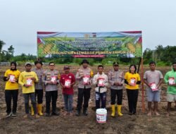 Dukung Program Ketahanan Pangan Nasional, Polresta Jayapura Kota Optimalkan Lahan Produktif di Wilayah Perbatasan
