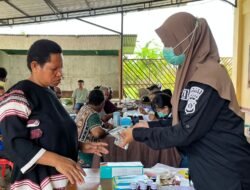 Polres Merauke Gelar Bakti Kesehatan Gratis di Gereja Katolik St. Mikael Kuda Mati