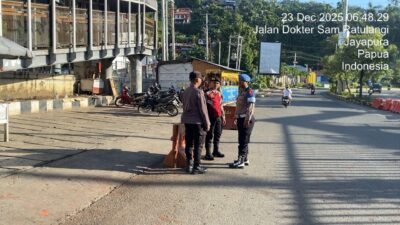 Operasi Lilin Cartenz 2025, Strong Point Difokuskan pada Kelancaran Arus Lalu Lintas