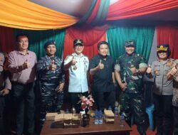 Pastikan Keamanan dan Pelayanan Masyarakat Optimal, Dandim 1310/Bitung Bersama Forkopimda Minut Tinjau Pos Nataru