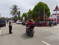 Jamin Keamanan Umat Kristiani, Polres Sarmi Turunkan Personel Amankan Ibadah Natal