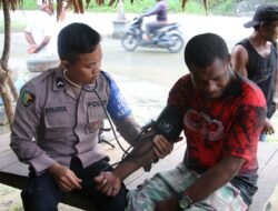 Subsatgas Keladi Sagu Ops Rasaka Cartenz 2025 Gelar Pemeriksaan Kesehatan Gratis bagi Warga Doyo Baru