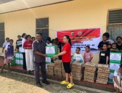 Sentuhan Kasih di Hari Jadi ke-80, Dit Intelkam Polda Papua Sambangi Panti Asuhan Pembawa Terang