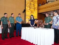 Irjen TNI Pimpin Penandatanganan Kontrak Pengadaan Barang/Jasa UO Mabes TNI TA 2026
