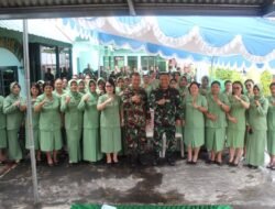 Melihat Langsung Kondisi Prajurit, Dandim 1310/Bitung Sampaikan Arahan dan Harapan kepada Prajurit dan Persit Koramil 01/Bitung