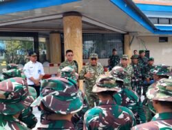Cepat Tanggap. Pangdam XIII Merdeka Mayjen TNI Mirsa Agus, S.I.P, Berangkatkan Personel ke Sitaro