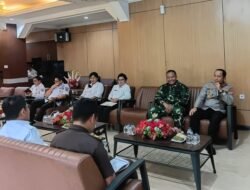 Sinergi Dalam Penanganan Bencana, Dandim 1310/Bitung Bersama Forkopimda Kota Bitung Gelar Rapat Koordinasi