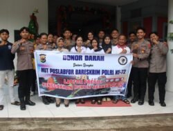 Peringati HUT Ke-72 Puslabfor Bareskrim Polri, Bidlabfor Polda Papua Gelar Donor Darah