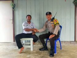 Perkuat Komunikasi, Bhabinkamtibmas Kampung Khemon Jaya SP V Sambangi Warga Binaan