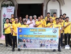 Sambut HUT Puslabfor Bareskrim Polri ke-72, BidLabfor Polda Papua Gelar Bhakti Religi