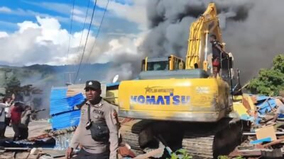 Kebakaran Hebat di Karubaga Tolikara, Polda Papua Imbau Warga Tetap Waspada dan Tidak Terprovokasi Isu