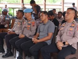 Personel Polres Sarmi Ikuti Pembinaan Etika Profesi dan Asistensi Pelanggaran Kode Etik Polri