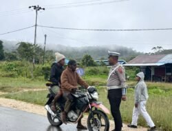 Satlantas Polres Mamberamo Tengah Gelar Pelayanan Pagi untuk Wujudkan Kamseltibcarlantas