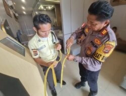 Sat Binmas Polres Boven Digoel Tingkatkan Kapasitas Satpam, Salurkan Borgol Plastik dan Edukasi Layanan 110