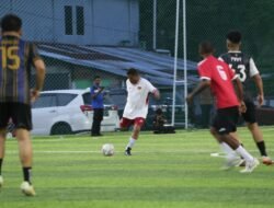 Kapolda Papua Hadiri Pertandingan Minisoccer Spripim vs Bid Propam, Pererat Soliditas dan Kebersamaan Personel