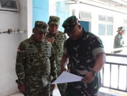 Dandim 1310/Bitung Dampingi Pangdam XIII/Mdk, Tinjau Kesiapan Marshalling Area Yon TP 916/Makawidey di Rusunawa Tangkoko Bitung