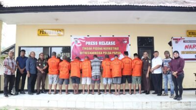 Polda Papua Musnahkan 6,3 Kilogram Narkotika Hasil Pengungkapan Jaringan Lintas Wilayah Februari 2026