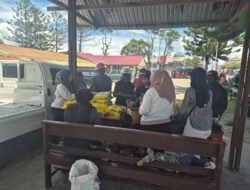 Satgas Saber Papua Pegunungan Ikut Kawal Gerakan Pangan Murah di Koramil Jayawijaya