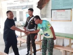 Dandim 1310/Bitung Sambut Kedatangan Prajurit Yonif TP 916/SDY di Lokasi Marshaling Area