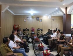 Bahas Konflik Antar Kelompok Pemuda, Dandim 1310/Bitung Letkol Inf Dewa Made DJ Hadiri Rapat Koordinasi Lintas Sektoral bersama Forkopimda Bitung