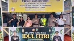 Pantau Arus Mudik Jelang Idul Fitri 1447 Hijriah, Kodim 1310/Bitung Terjunkan Personel Siaga di Pos-Pos Pengamanan