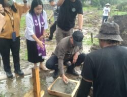 Perkuat Ekonomi Kerakyatan, Dandim 1310/Bitung Dukung Pembangunan Gedung KDKMP Desa Paslaten