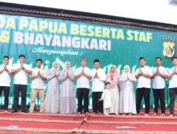 Polda Papua Gelar Sholat Idul Fitri 1447 H di Lapangan Mako, Wakapolda Papua Turut Hadir Berjamaah