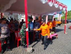 Antisipasi Dampak Musim Kemarau/El Nino, Kodim 1310/Bitung bersama Aparat Terkait di Minahasa Utara Gelar Apel Geladi Kesiapsiagaan Bencana
