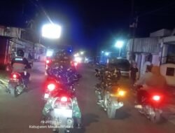 Sinergi TNI, Polri dan Pemerintah Daerah, Personel Kodim 1310/Bitung Patroli Gabungan Ciptakan Situasi Aman dan Kondusif di Wilayah Minahasa Utara