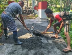 Tunjukan Semangat Nasionalisme dan Kebersamaan, Sentuhan Merah Putih Warnai Jembatan Perintis Garuda di Desa Sawangan