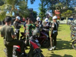 Pastikan Administrasi dan Kelengkapan Kendaraan Layak Pakai, Kodim 1310/Bitung Gelar Pengecekan Kendaraan Dinas