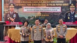 Divhumas Polri Gelar Bimtek KIP dan Uji Konsekuensi Informasi di Polda Papua Barat