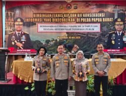 Divhumas Polri Gelar Bimtek KIP dan Uji Konsekuensi Informasi di Polda Papua Barat