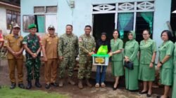 Sambut Hari Jadi Kodam XIII/Merdeka Ke-68, Dandim 1310/Bitung Dampingi Danrem 131/Santiago Gelar Anjangsana dan Bakti Sosial