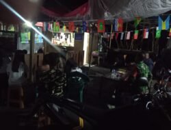 Nonton Bareng Argentina vs Austria, Kebersamaan TNI dan Rakyat Terus Terlihat