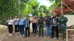 Kodim 1310/Bitung Membangun Dua Jembatan Armco Sebagai Tindak Lanjut Program Pemerintah Pusat, Untuk Mempermudah Akses dan Distribusi Hasil Pertanian Warga