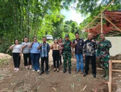 Kodim 1310/Bitung Membangun Dua Jembatan Armco Sebagai Tindak Lanjut Program Pemerintah Pusat, Untuk Mempermudah Akses dan Distribusi Hasil Pertanian Warga