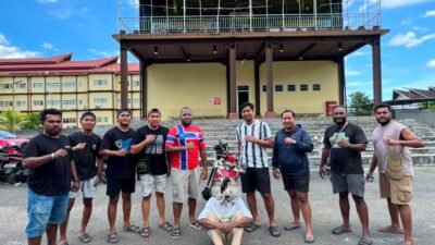 Tim URC Resmob Jatanras Polda Papua Barat Amankan Pelaku Pencurian Motor di Manokwari Barat