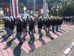 Intensifkan Persiapan Jelang HUT ke-81 RI, Personel Kodim 1310/Bitung dan Pasukan 45 Gelar Latihan Paskibraka Hari Kedua