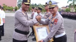 Kapolda Papua Barat Pimpin Upacara Pemberian Penghargaan Satker Peraih Predikat WBK Tahun 2025 dan IKPA Terbaik Triwulan II Tahun 2026